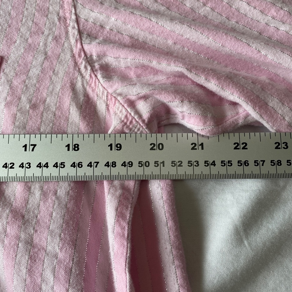 Victoria's Secret Women's Long Sleeve Pink Button Up Sleep Shirt Size‎ Medium - Picture 8 of 11
